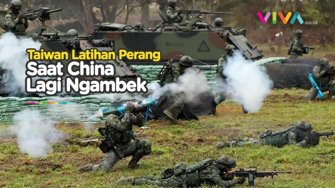 Taiwan Latihan Militer Gede-gedean, Bikin Panas China?