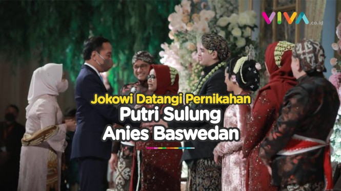 Jokowi dan Istri Hadiri Pernikahan Anak Anies Baswedan