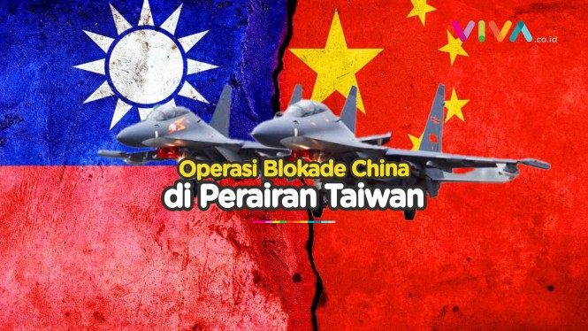 Memanas! Taiwan Dikepung 100 Jet Tempur China