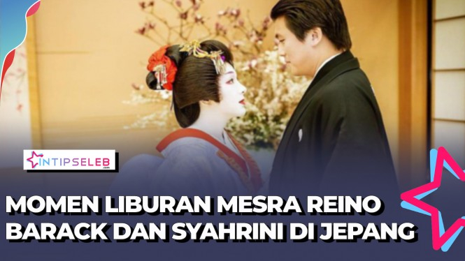 Romantisnya Syahrini dan Reino Barack Liburan