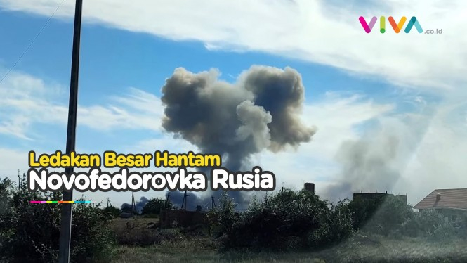 Ngeri, Detik-detik 12 Kali Ledakan Guncang Crimea