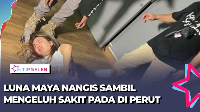 Luna Maya Nangis Histeris Nahan Sakit Perut, Konten Doang?