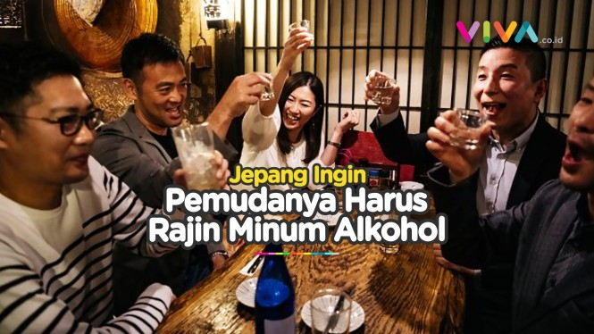Jepang Genjot Para Anak Mudanya Buat Tenggak Alkohol