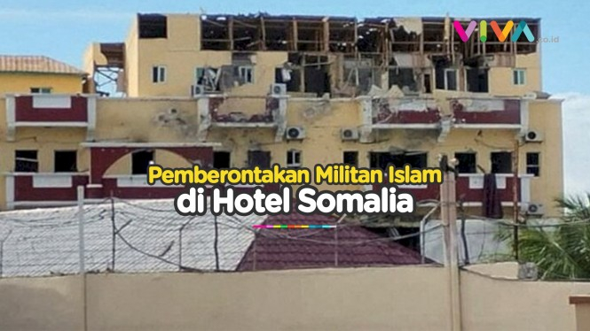 Detik-detik Teroris Al-Shabaab Serang Hotel di Somalia