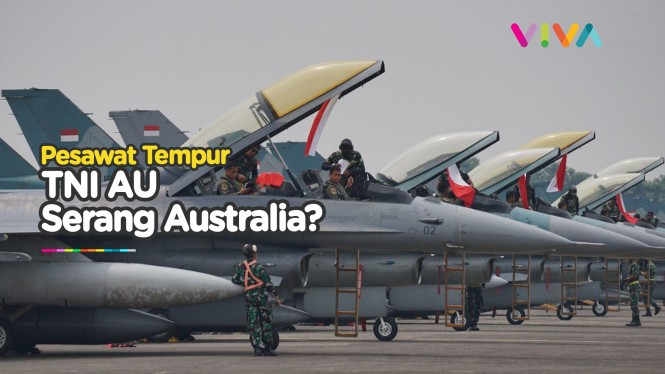 Pesawat F-16 TNI AU Serang Pangkalan Militer Australia