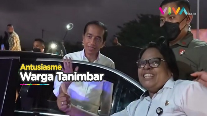 Jokowi Presiden Ke-2 Setelah Soekarno Mengunjungi Tanimbar