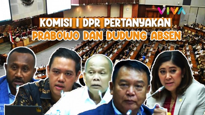 DPR Sentil Prabowo-Dudung Selalu Absen Rapat