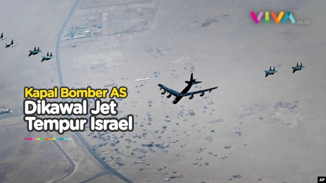 Gertak Iran, Jet Israel Kawal 2 Bomber AS ke Teluk Persia