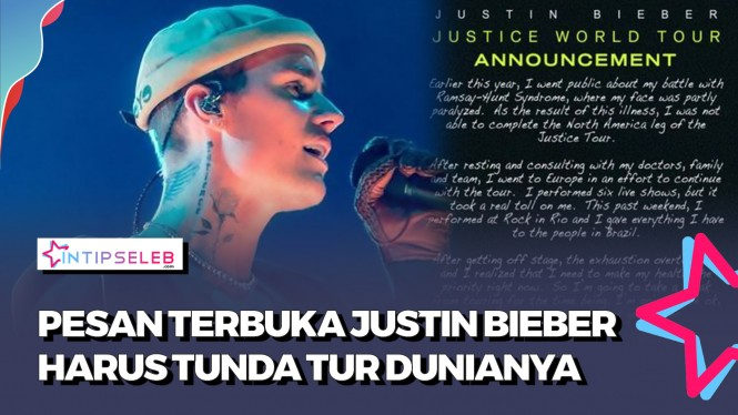 Alasan Justin Bieber Kembali Tunda Konser Tur Dunianya