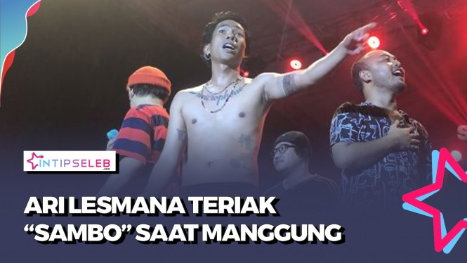 Ari Lesmana Sebut Sambo Saat Konser, Netizen Heboh