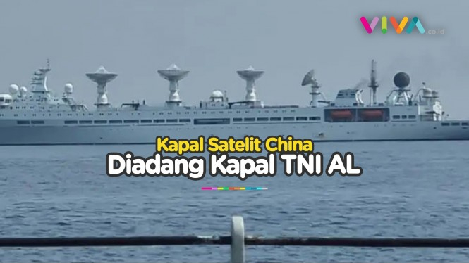 TNI AL Cegat Kapal Kendali Satelit China di Selat Sunda