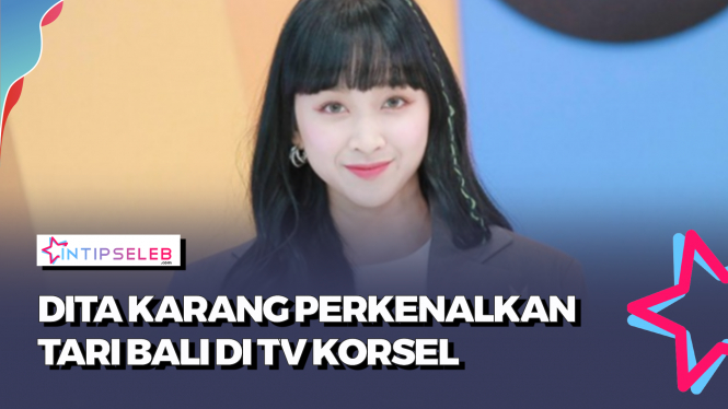Momen Dita Karang Menari Bali di TV Korea, Keren Banget!