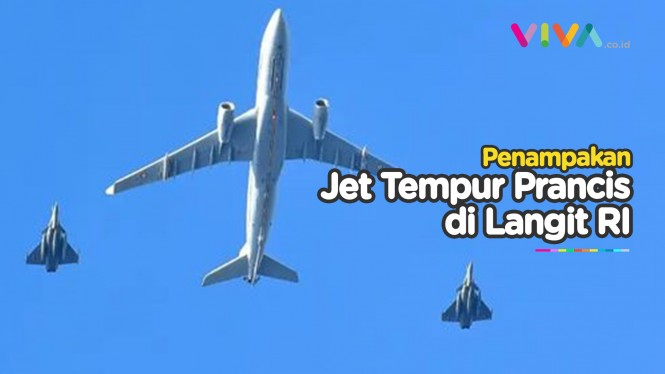 Ngeri! Jet Tempur Prancis Wara-wiri di Jakarta