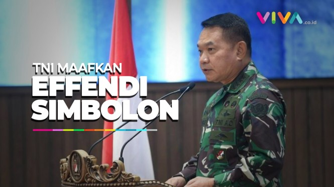 TNI Tegaskan Sudah Maafkan Effendi Simbolon