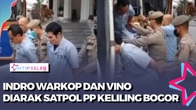 Indro dan Vino G Bastian Digondol Satpol PP Kota Bogor