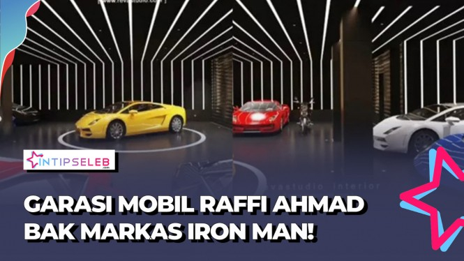 GOKIL! Raffi Ahmad Bikin Garasi Canggih Persis di Iron Man