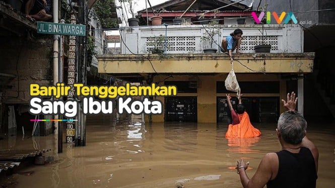Banjir di Jakarta, Anies: Air Jatuh Secara Bersamaan
