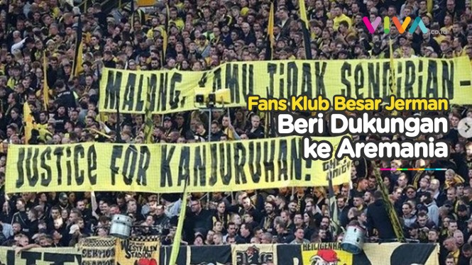 Solidaritas Fans Klub Besar Jerman atas Tragedi Kanjuruhan