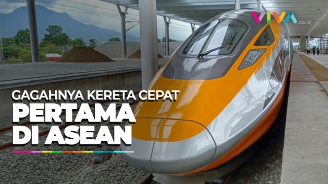 Potret Mentereng Kereta Cepat Jakarta-Bandung
