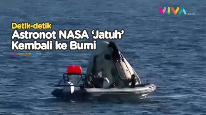 Kapsul SpaceX 'Jatuh', 4 Astronot NASA AS Kembali ke Bumi