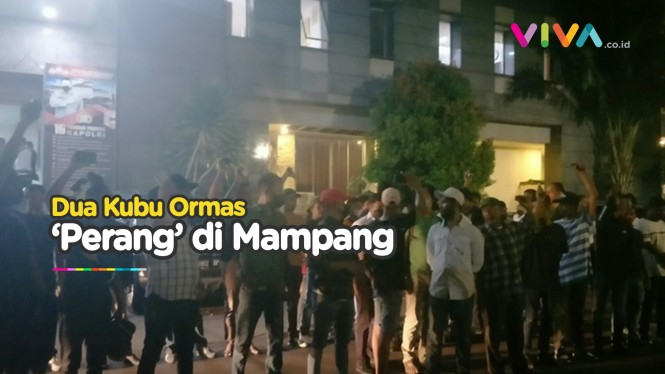 2 Kubu Ormas Cekcok di Mampang, 40 Orang Diringkus Polisi