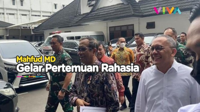 Pertemuan Rahasia Panglima TNI, Wamenhan, Mahfud MD dan KSAU