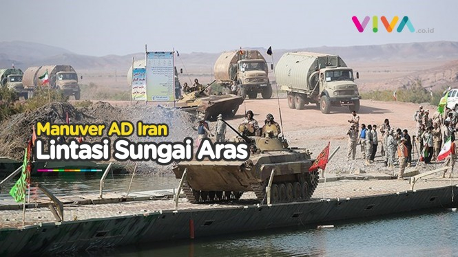Manuver AD Iran Latihan Militer di Perbatasan Azerbaijan