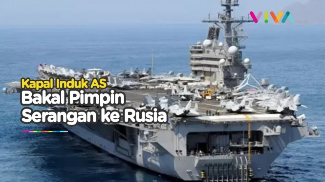 Kapal Induk AS Siap Pimpin Serangan NATO ke Rusia