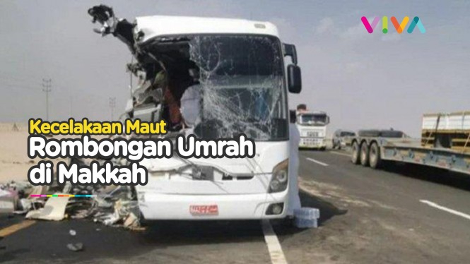 Bus Jemaah Umrah Indonesia Alami Kecelakaan Maut di Makkah