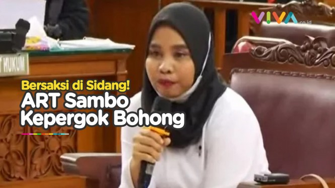 Ketahuan Bohong! ART Keluarga Sambo Disemprot Ketua Hakim