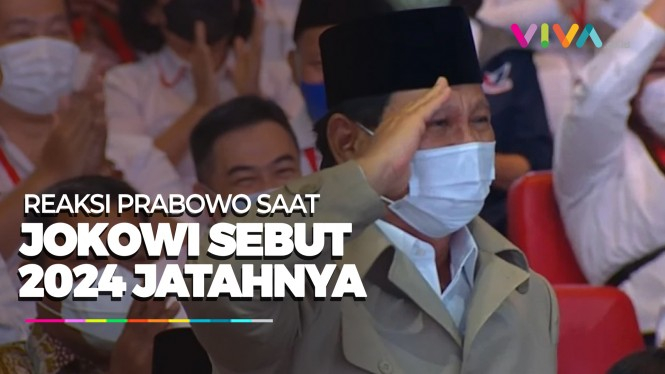 Reaksi Prabowo Saat Jokowi Sebut 2024 Jatahnya Menang