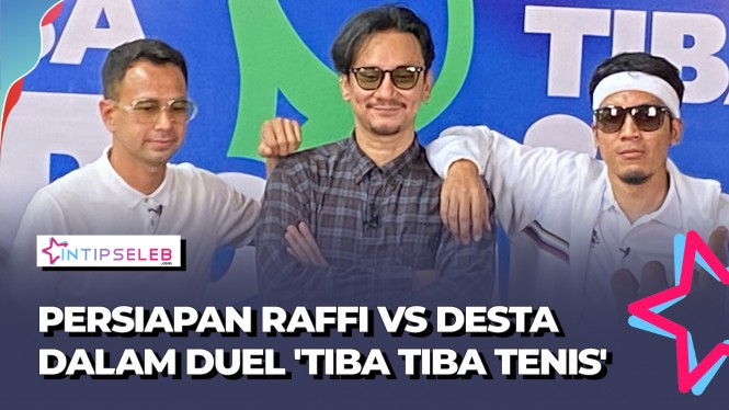 DUEL TENIS Desta vs Raffi Ahmad, Kalian Dukung Siapa?