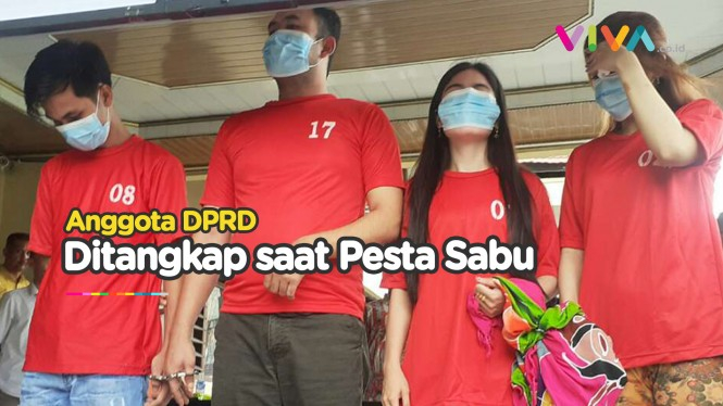 Anggota DPRD Musi Rawas Ditangkap saat Pesta Sabu