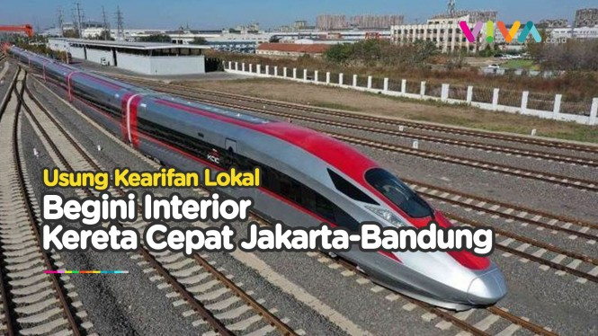 Intip Megahnya Interior Kereta Cepat Jakarta-Bandung