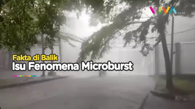 Rekaman Bom Hujan dari Langit Bekasi, Bukan Microburst