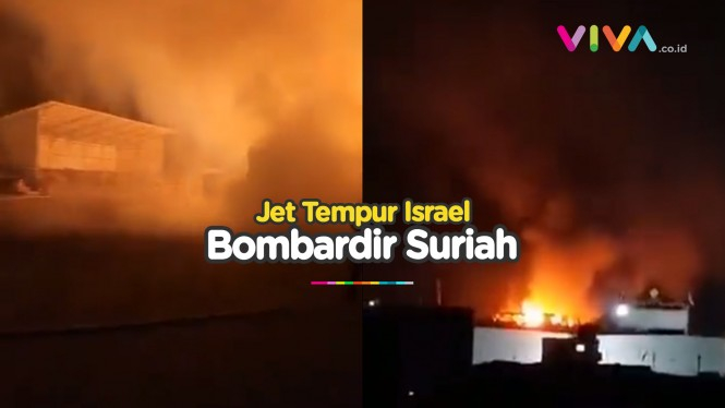 Langit Menyala, Israel Bombardir Konvoi Rudal Iran di Suriah