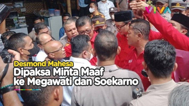 Dianggap Hina Soekarno, Desmond Mahesa Diamuk Massa PDIP