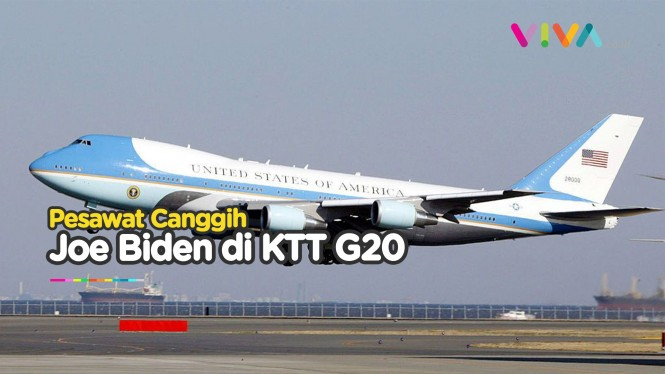Keistimewaan Air Force One, Maskapai Biden di KTT G20 Bali