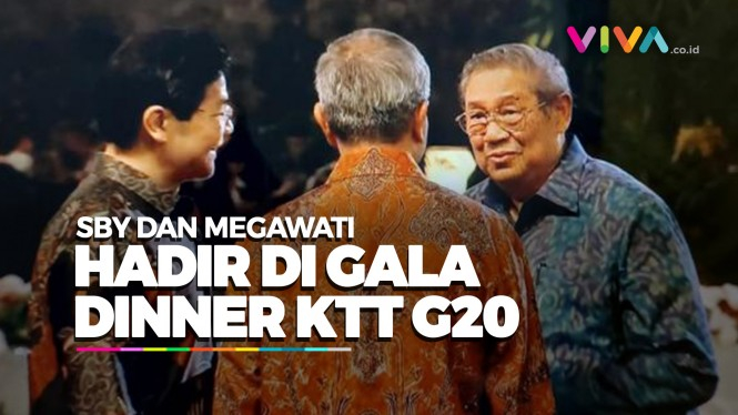 2 Mantan Presiden Bersatu di Gala Dinner KTT G20