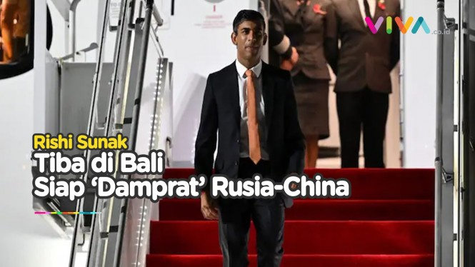 PM Inggris Tiba di Bali, Siap 'Tampar' Rusia-China
