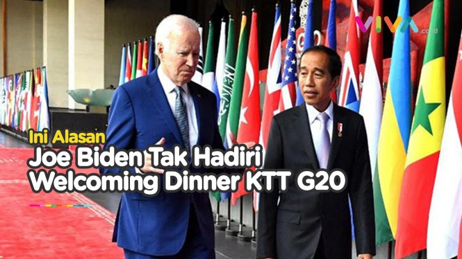 Terjawab Penyebab Joe Biden Absen di Welcoming Dinner G20