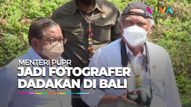 Menteri PUPR Banting Stir Jadi Fotografer di Tahura Bali