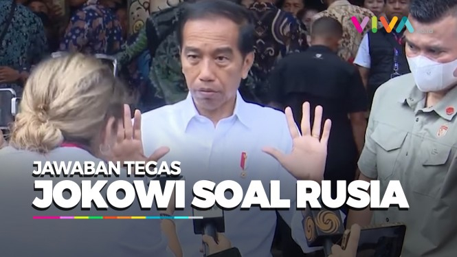 Jokowi Emosi Jawab Pertanyaan Wartawan Asing soal Rusia