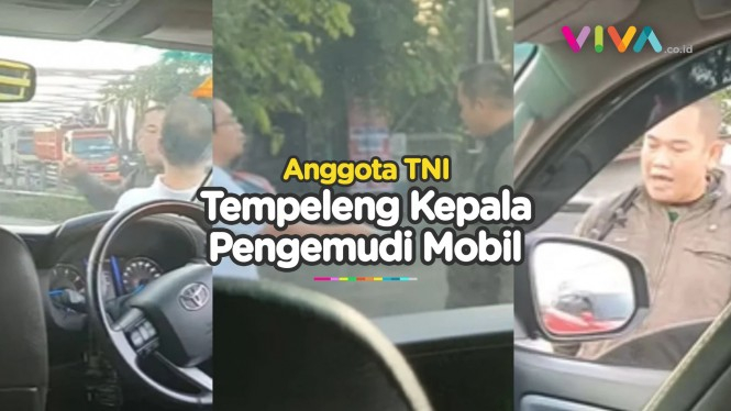 Gegara Hal Sepele, Anggota TNI Maki dan Pukul Pemobil