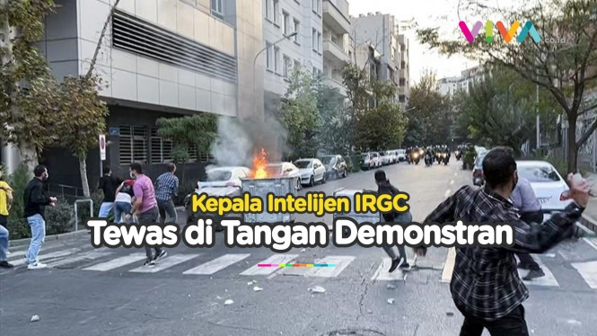 Emosi Demonstran Mendidih, Kepala Intelijen IRGC Iran Tewas