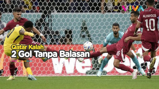 Kalah di Laga Pembuka, Qatar Ukir Sejarah Kelam Piala Dunia
