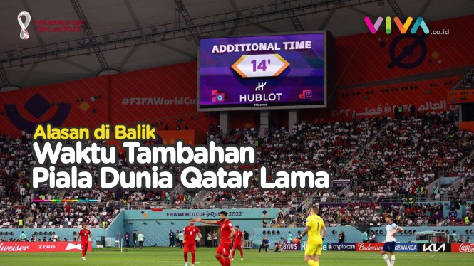 Penjelasan Injury Time di Piala Dunia Qatar Lama Banget
