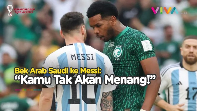 Intimidasi Bek Arab Saudi Bikin Nyali Messi Ciut