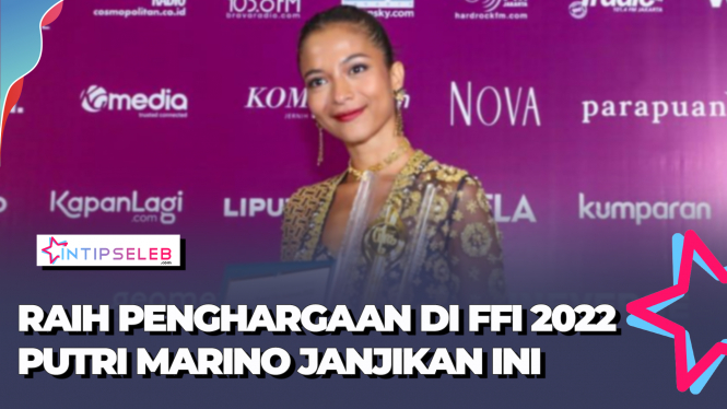 Putri Marino Raih Penghargaan Pendukung Wanita Terbaik FFI