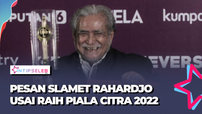 Slamet Rahardjo Jadi Pemeran Pendukung Pria Terbaik FFI 2022